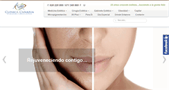 Desktop Screenshot of clinicacanaria.com